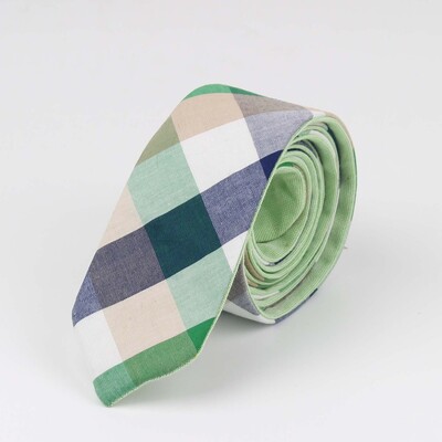 Ανδρική μόδα δύο επιπέδων με διαμάντι επιταγή τεχνητό μαλλί, βαμβακερές ριγέ, στενές γραβάτες ανδρικές επιχειρήσεις Μικρές γραβάτες Designer Cravat