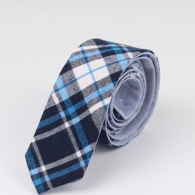 Ανδρική μόδα δύο επιπέδων με διαμάντι επιταγή τεχνητό μαλλί, βαμβακερές ριγέ, στενές γραβάτες ανδρικές επιχειρήσεις Μικρές γραβάτες Designer Cravat