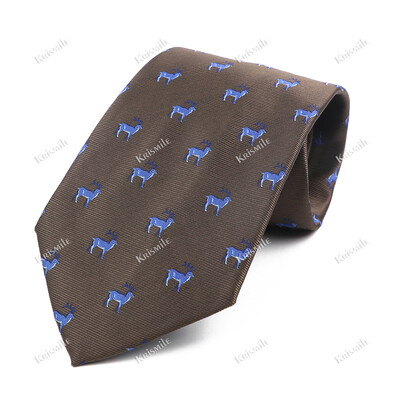 Novi dizajn Muška kravata Crtani konj Jelen Pingvin Patten prugaste Peisley Kravate Party Business Wedding Dnevna odjeća Kravata Poklon