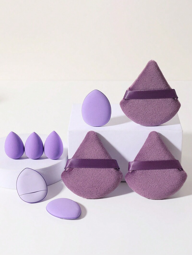 9 tk puudripuhv meigisvamm kuiv ja märg jumestuskreem Puuderkäsn ilutööriist naiste meigitarvikud