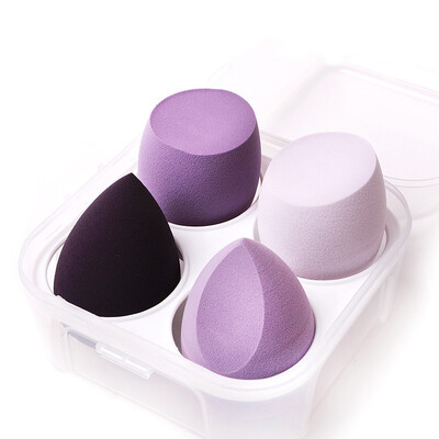 4 tk Beauty Egg meigikäsna segisti kosmeetiline puhvis padi jumestuspuuder käsn tööriist naiste meigitarvikud