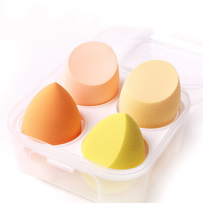 4 tk Beauty Egg meigikäsna segisti kosmeetiline puhvis padi jumestuspuuder käsn tööriist naiste meigitarvikud
