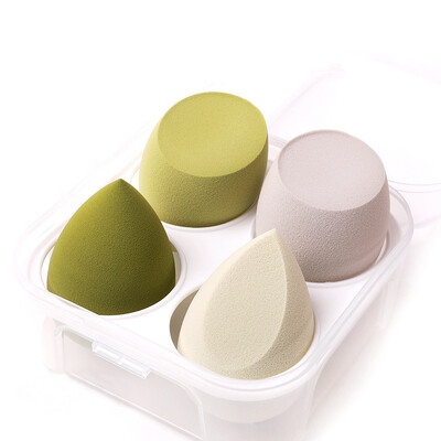 4 tk Beauty Egg meigikäsna segisti kosmeetiline puhvis padi jumestuspuuder käsn tööriist naiste meigitarvikud