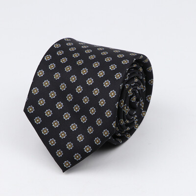 Modes klasiskās vīriešu kaklasaites apdrukas dizains foršas kaklasaites 7 cm biznesa kāzu ballīšu apģērbs, mīksta poliestera kaklasaite dāvana vīriešiem