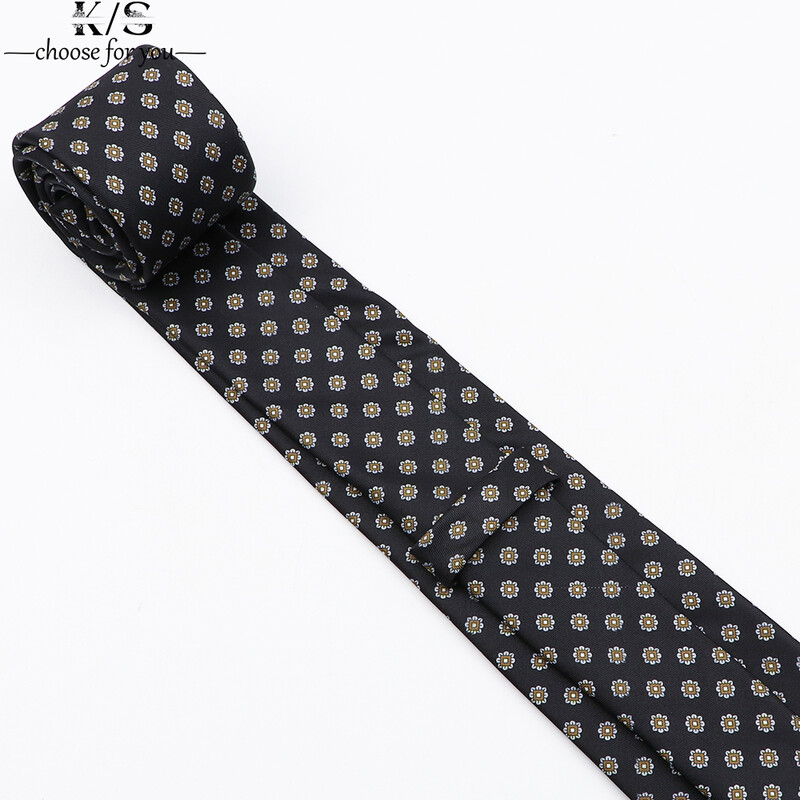 Modes klasiskās vīriešu kaklasaites apdrukas dizains foršas kaklasaites 7 cm biznesa kāzu ballīšu apģērbs, mīksta poliestera kaklasaite dāvana vīriešiem