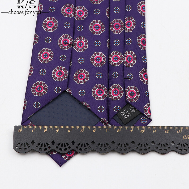 Modes klasiskās vīriešu kaklasaites apdrukas dizains foršas kaklasaites 7 cm biznesa kāzu ballīšu apģērbs, mīksta poliestera kaklasaite dāvana vīriešiem