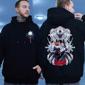 Okkotsu Yuta Jujutsu Kaisen Hoodie Harajuku Aesthetics Vīriešu sporta krekli ar garām piedurknēm Liela izmēra Hip Hop Street Hoody
