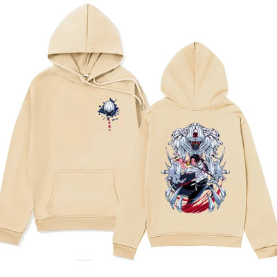 Okkotsu Yuta Jujutsu Kaisen Hoodie Harajuku Aesthetics Vīriešu sporta krekli ar garām piedurknēm Liela izmēra Hip Hop Street Hoody