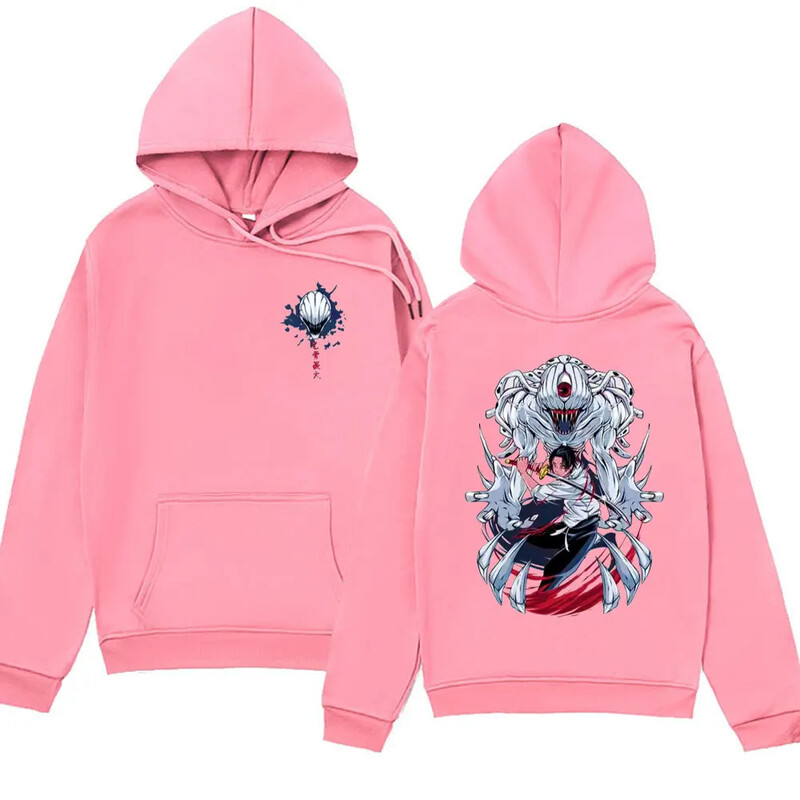 Okkotsu Yuta Jujutsu Kaisen Hoodie Harajuku Aesthetics Vīriešu sporta krekli ar garām piedurknēm Liela izmēra Hip Hop Street Hoody