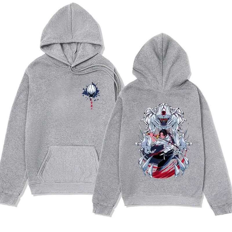 Okkotsu Yuta Jujutsu Kaisen Hoodie Harajuku Aesthetics Vīriešu sporta krekli ar garām piedurknēm Liela izmēra Hip Hop Street Hoody