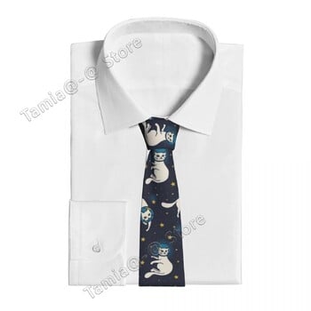 Γραβάτα γάτα Γραβάτα για Unisex Polyester Silk 8cm Printed Festival Party Επίσημα δώρα Tie Party Γραβάτα Επαγγελματικά αξεσουάρ γάμου