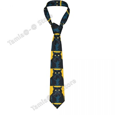 Mačka Kravata Kravata za uniseks poliestersku svilu 8 cm s otiskom za festivalsku zabavu Svečani darovi Kravata za zabavu Poslovni dodaci za vjenčanje