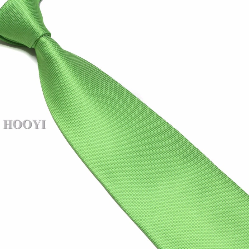 HOOYI Solid vīriešu kaklasaites biznesa kaklasaite Mariage plata kaklasaite, poliestera dāvana kāzu gravata 10 cm platums