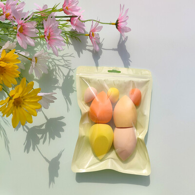 7/12 tk Kosmeetiline Pahv Meik Svamm Blender Beauty Egg Foundation Käsnad Puuder Pahv Naiste meigitarvikud Ilutööriistad
