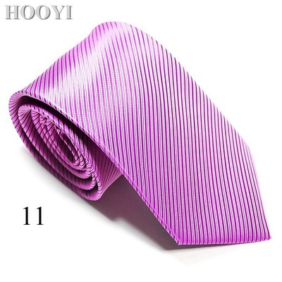 HOOYI Solid Tie Gravata Fashion Vīriešu kaklasaites vīriešiem Biznesa Gravatas Kāzu Corbata Kaklasaite Ziemassvētku dāvana