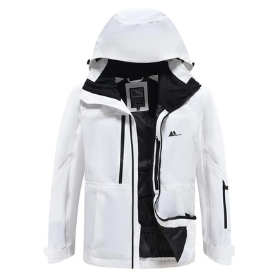 Νέα μπουφάν για σκι για εξωτερικούς χώρους Χειμερινά ανθεκτικά αδιάβροχα παλτά για σκι Αντιανεμικά θερμικά σνόουμπορντ μπουφάν με κουκούλα Γυναικεία Ανδρικά