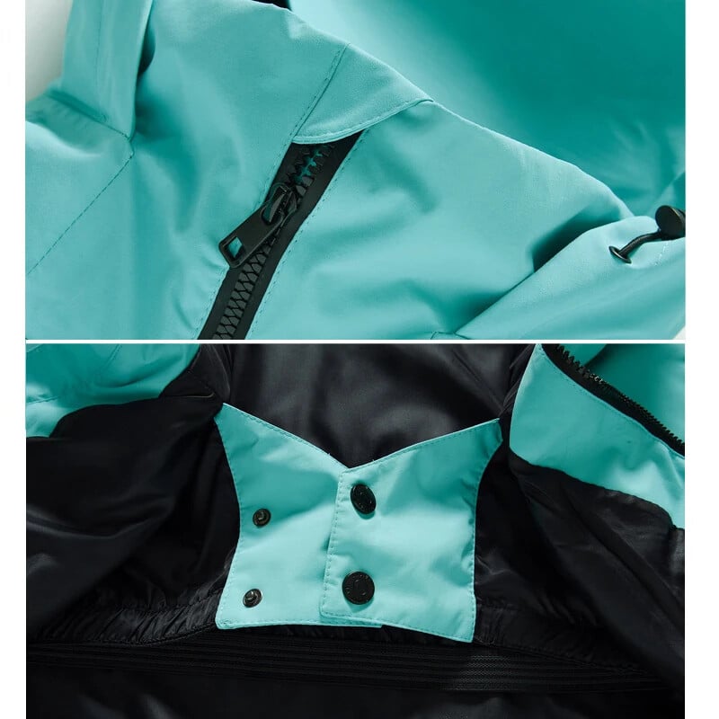 Νέα μπουφάν για σκι για εξωτερικούς χώρους Χειμερινά ανθεκτικά αδιάβροχα παλτά για σκι Αντιανεμικά θερμικά σνόουμπορντ μπουφάν με κουκούλα Γυναικεία Ανδρικά