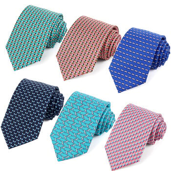 Tailor Smith 100% Silk Ties For Men Μόδα γραβάτα με Bee butterfly ιστιοπλοϊκό Γραβάτα με μοτίβο ζώων Γιορτή γενεθλίων του πατέρα Γιορτή