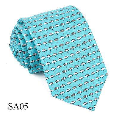 Tailor Smith 100% cravate de mătase pentru bărbați cravată de modă cu albină fluture barca cu pânze cravată cu model de animale, ziua tatălui, ziua de naștere, vacanță