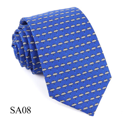 Tailor Smith 100% cravate de mătase pentru bărbați cravată de modă cu albină fluture barca cu pânze cravată cu model de animale, ziua tatălui, ziua de naștere, vacanță