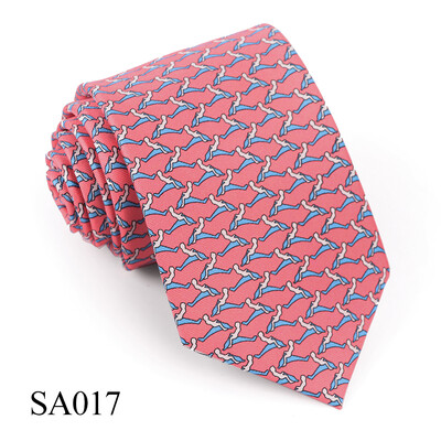 Tailor Smith 100% cravate de mătase pentru bărbați cravată de modă cu albină fluture barca cu pânze cravată cu model de animale, ziua tatălui, ziua de naștere, vacanță