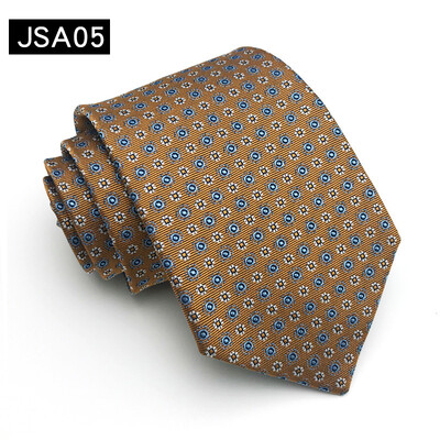 MUGIVALA 8CM Kravata muška svečana odjeća poslovna kaki boja šampanjca kava prugasta profesionalna kragna košulje KRAVATA ručna hit