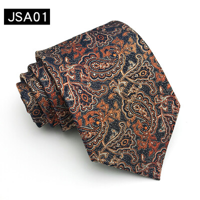 MUGIVALA 8CM Kravata muška svečana odjeća poslovna kaki boja šampanjca kava prugasta profesionalna kragna košulje KRAVATA ručna hit