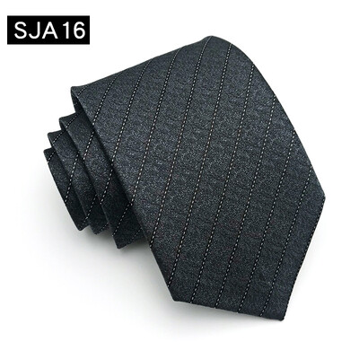 MUGIVALA 8CM Kravata muška svečana odjeća poslovna kaki boja šampanjca kava prugasta profesionalna kragna košulje KRAVATA ručna hit