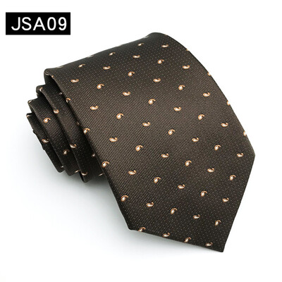 MUGIVALA 8CM Kravata muška svečana odjeća poslovna kaki boja šampanjca kava prugasta profesionalna kragna košulje KRAVATA ručna hit