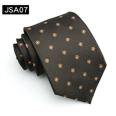 MUGIVALA 8CM Kravata muška svečana odjeća poslovna kaki boja šampanjca kava prugasta profesionalna kragna košulje KRAVATA ručna hit