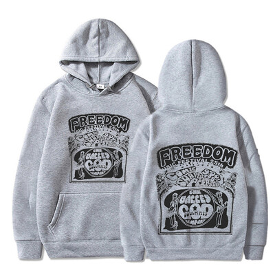 Classic Freedom Hoodies Apparel Camisa Sweatshirt Персонализиран пуловер с качулка Hoodie Harajuku