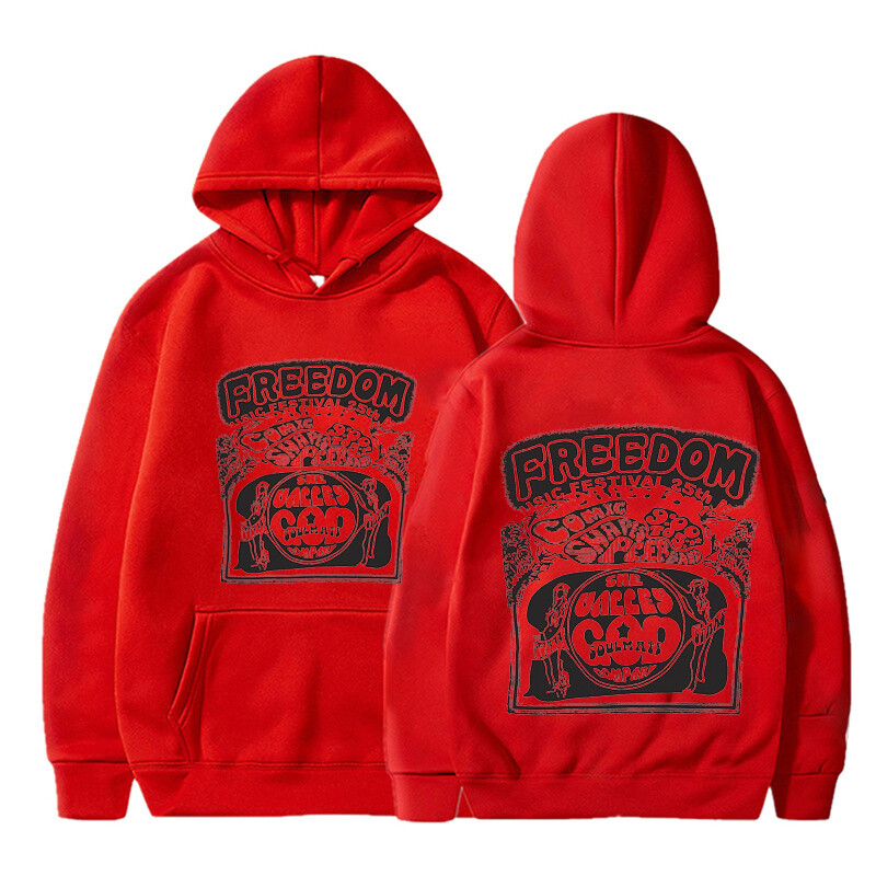 Classic Freedom Hoodies Apparel Camisa Hanorac Personalizat Pulover Hoodie Harajuku