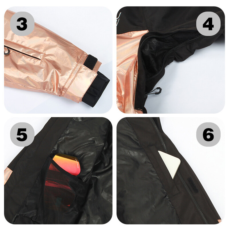 Ziemas jauna slēpošanas jaka vīriešu sieviešu top āra snovborda jaka silta vēja necaurlaidīga ūdensnecaurlaidīga pārgājienu jaka slēpošanas tērps ar kapuci