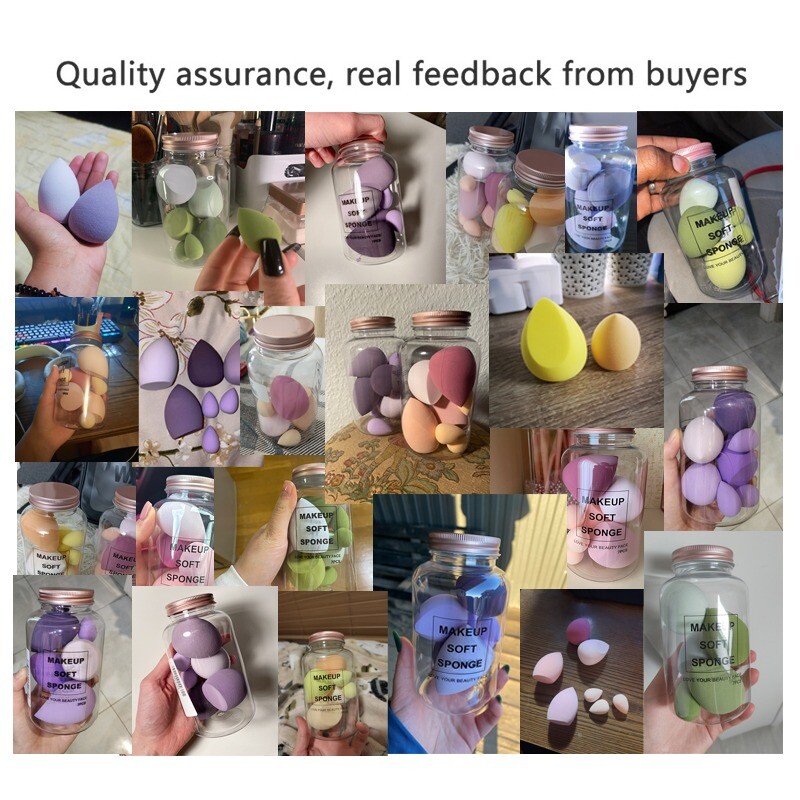 6/7 vnt Makiažo kempinės Kiaušinių maišytuvas Kosmetika Pudra Puff Foundation Blush Mini Puffs Make Up Kempinėlė Grožio įrankiai Priedai