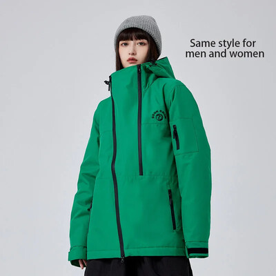 Sieviešu vīriešu 2025. gada jaunas slēpošanas jakas, biezākas, izturīgas, siltas slēpošanas jakas āra ūdensnecaurlaidīgi, vēja necaurlaidīgi snovborda topi, apģērbi