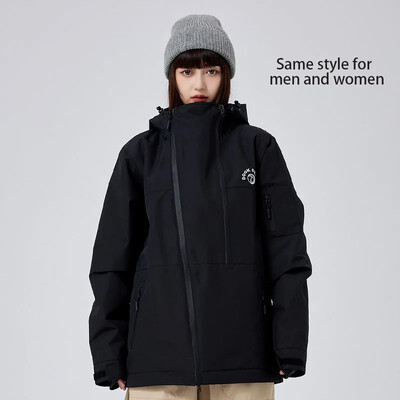 Sieviešu vīriešu 2025. gada jaunas slēpošanas jakas, biezākas, izturīgas, siltas slēpošanas jakas āra ūdensnecaurlaidīgi, vēja necaurlaidīgi snovborda topi, apģērbi