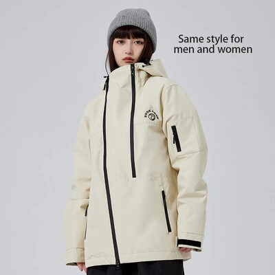 Sieviešu vīriešu 2025. gada jaunas slēpošanas jakas, biezākas, izturīgas, siltas slēpošanas jakas āra ūdensnecaurlaidīgi, vēja necaurlaidīgi snovborda topi, apģērbi