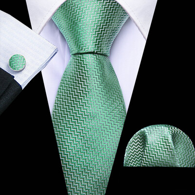 Barry.Wang, lungă, 160 cm, mătase, pentru bărbați, set de butoni pentru cravată, jacquard, auriu, albastru, roșu, roz, pentru afaceri de nuntă masculine