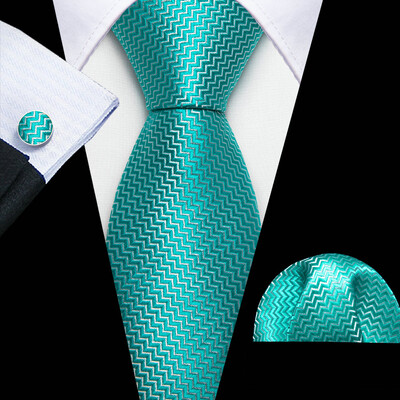 Barry.Wang, lungă, 160 cm, mătase, pentru bărbați, set de butoni pentru cravată, jacquard, auriu, albastru, roșu, roz, pentru afaceri de nuntă masculine
