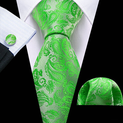 Barry.Wang, lungă, 160 cm, mătase, pentru bărbați, set de butoni pentru cravată, jacquard, auriu, albastru, roșu, roz, pentru afaceri de nuntă masculine