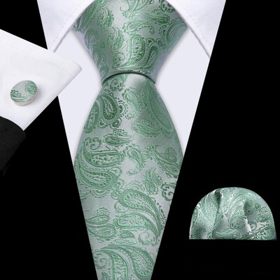 Barry.Wang, lungă, 160 cm, mătase, pentru bărbați, set de butoni pentru cravată, jacquard, auriu, albastru, roșu, roz, pentru afaceri de nuntă masculine