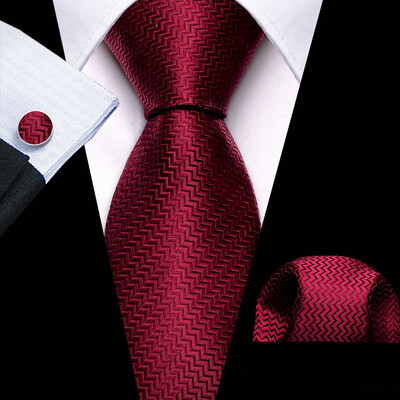 Barry.Wang, lungă, 160 cm, mătase, pentru bărbați, set de butoni pentru cravată, jacquard, auriu, albastru, roșu, roz, pentru afaceri de nuntă masculine