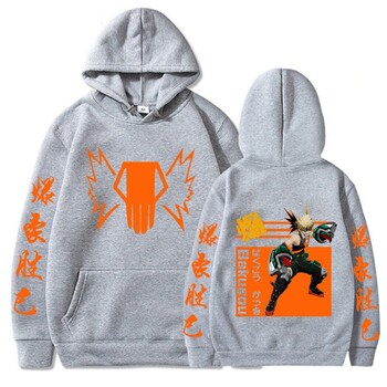 Ново мъжко облекло Аниме Cosplay My Hero Academia Hoodie Bakugo Katsuki Boku No Essential Funny Harajuku Мъжки извънгабаритни суичъри