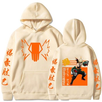 Ново мъжко облекло Аниме Cosplay My Hero Academia Hoodie Bakugo Katsuki Boku No Essential Funny Harajuku Мъжки извънгабаритни суичъри