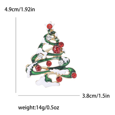 Broșe frumoase pentru brad de Crăciun pentru femei, unisex, ace de plante, multicolore disponibile, accesorii casual pentru petreceri, cadouri