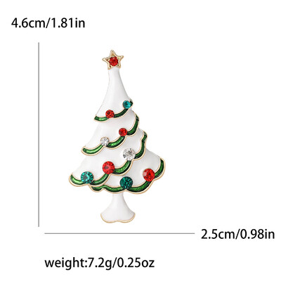 Broșe frumoase pentru brad de Crăciun pentru femei, unisex, ace de plante, multicolore disponibile, accesorii casual pentru petreceri, cadouri