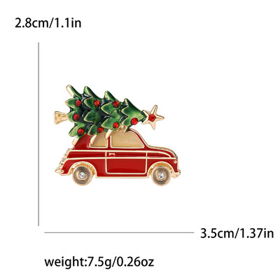 Broșe frumoase pentru brad de Crăciun pentru femei, unisex, ace de plante, multicolore disponibile, accesorii casual pentru petreceri, cadouri