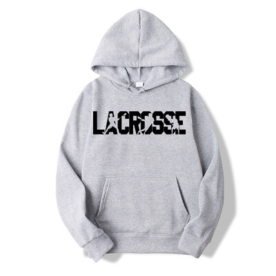 Lacrosse dukserica s kapuljačom Lacrosse poklon za ljubitelje ljubavi Sportska majica s kapuljačom s printom