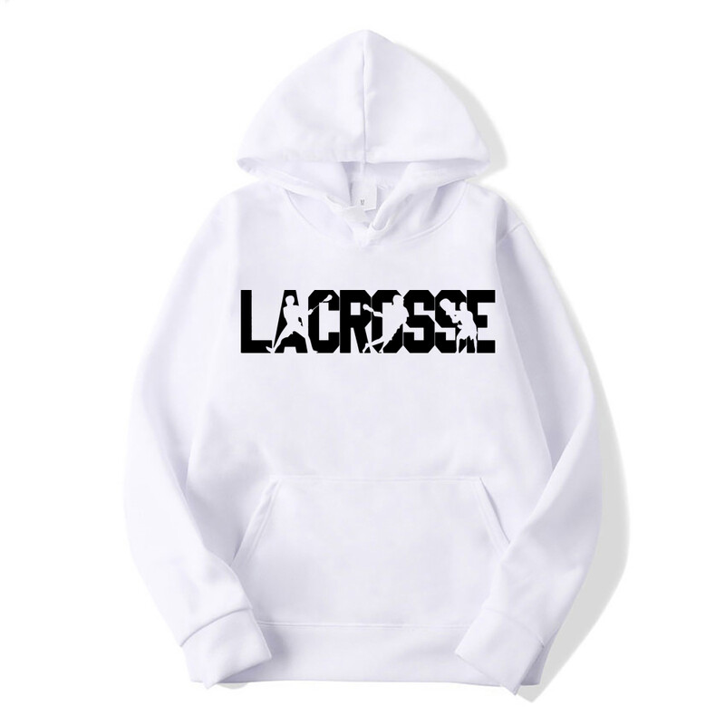 Lacrosse dukserica s kapuljačom Lacrosse poklon za ljubitelje ljubavi Sportska majica s kapuljačom s printom