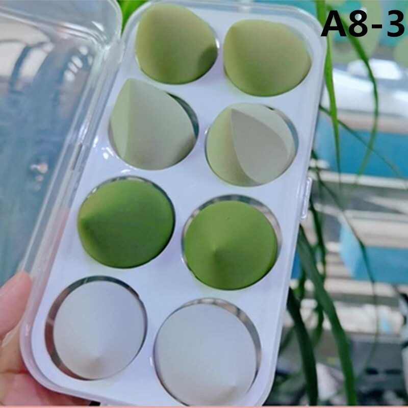 Cosmetic Puff Pudră Pufă Set de burete de machiaj Burete de fond Instrumente de machiaj pentru frumusețe Burete de machiaj Puf de apă Magazin în formă de picătură
